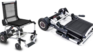 This Ultralight Electric Wheelchair Folds Up Like a Lawn Chair
